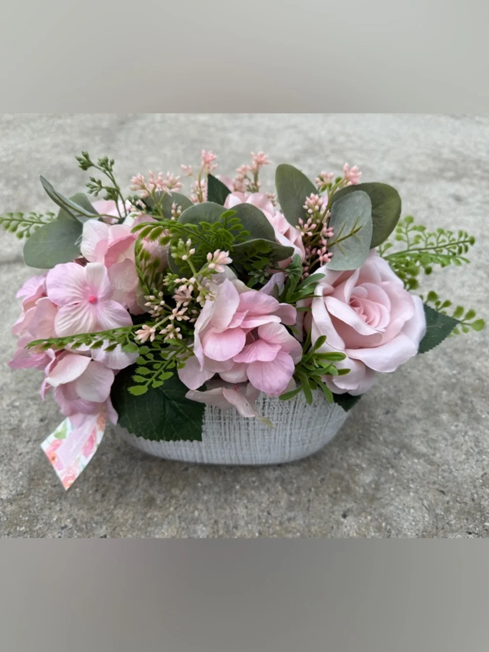 Elegant Pink Floral Arrangement - NWT